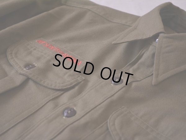 画像9: 1960s BOY SCOUTSマチ付きシャツ　 DEAD STOCK!!　 表記15 