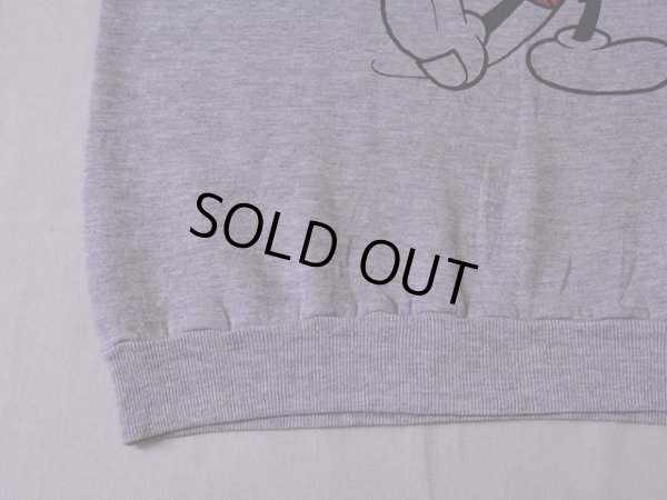 画像8: 1980s Mickey Mouse 杢スウェット 　 表記L 