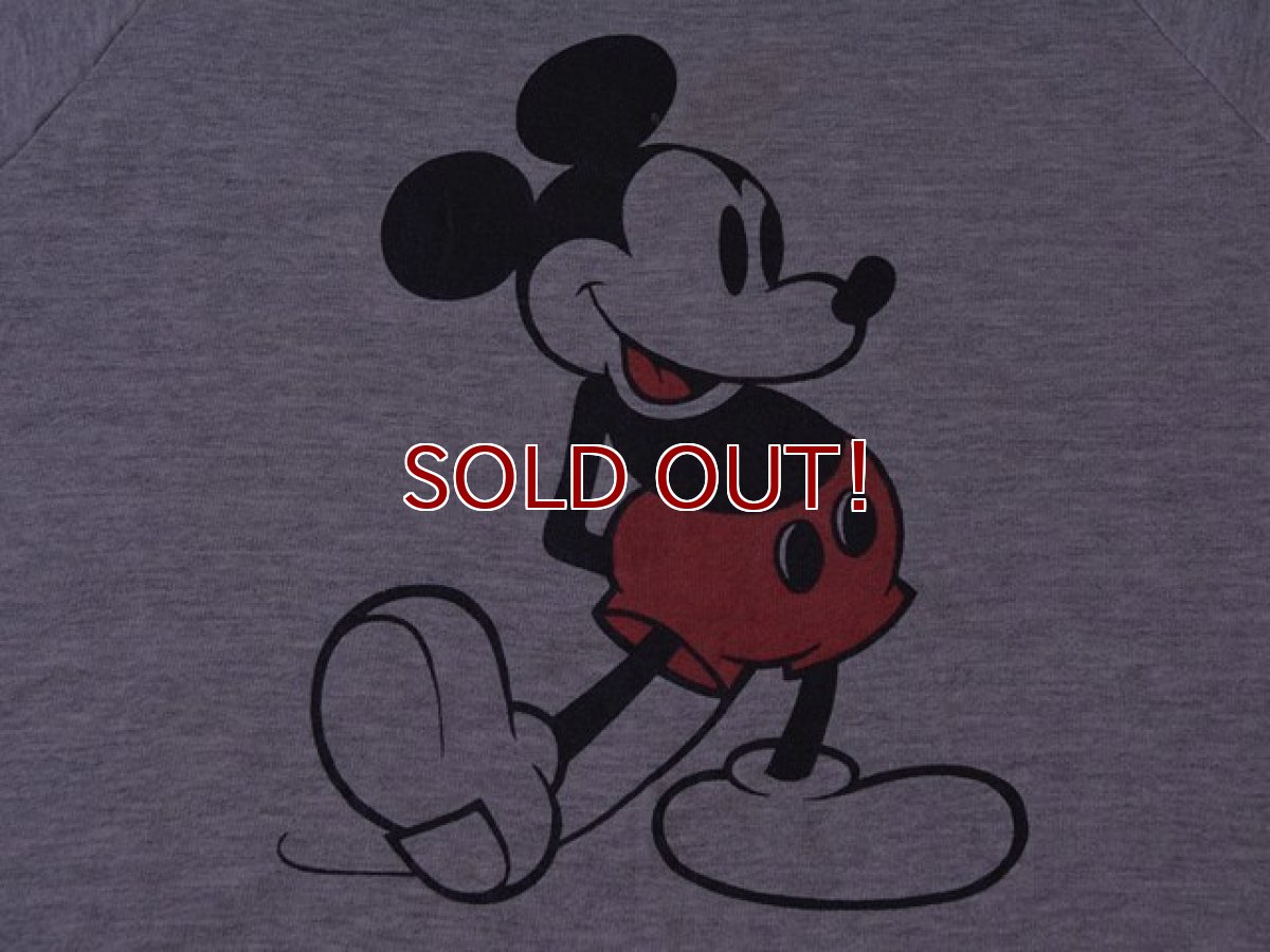 画像6: 1980s Mickey Mouse 杢スウェット 　 表記L  (6)