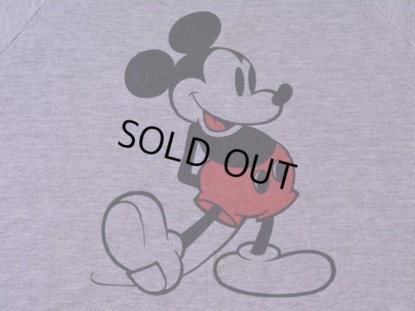 画像6: 1980s Mickey Mouse 杢スウェット 　 表記L 