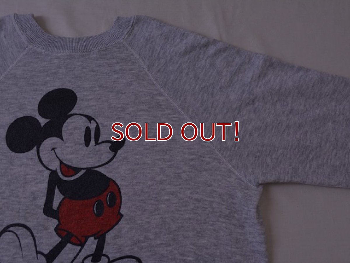 画像5: 1980s Mickey Mouse 杢スウェット 　 表記L  (5)
