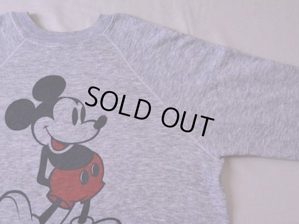 画像5: 1980s Mickey Mouse 杢スウェット   表記L