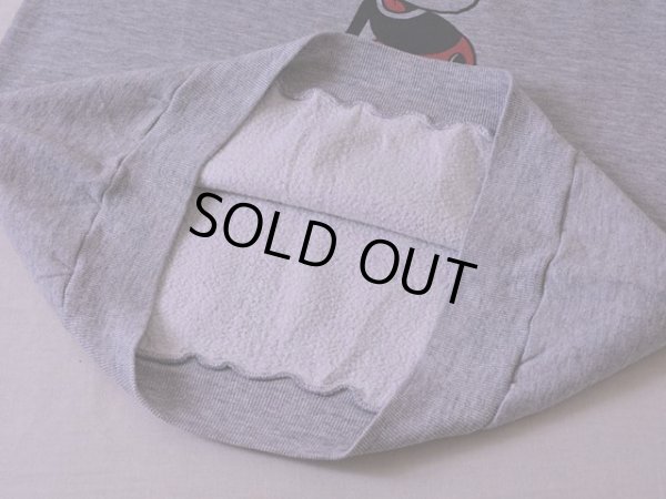 画像9: 1980s Mickey Mouse 杢スウェット 　 表記L 