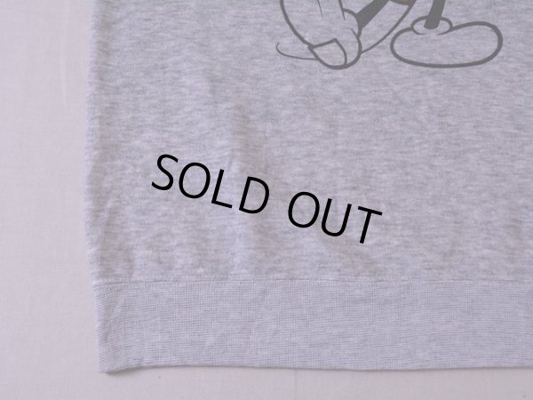 画像8: 1980s Mickey Mouse 杢スウェット   表記L