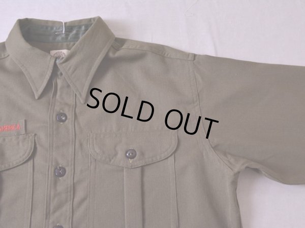 画像4: 1960s BOY SCOUTSマチ付きシャツ　 DEAD STOCK!!　 表記15 