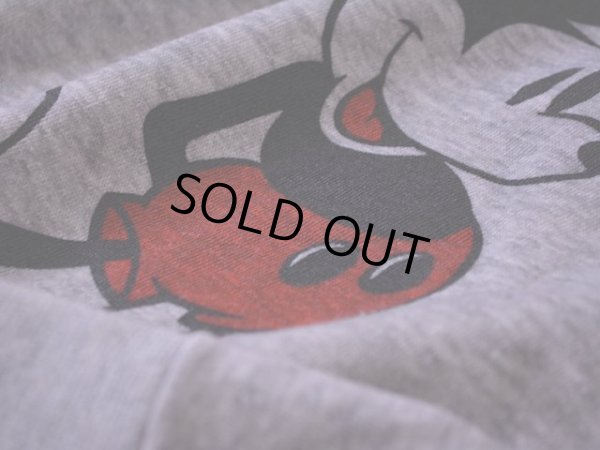 画像10: 1980s Mickey Mouse 杢スウェット   表記L