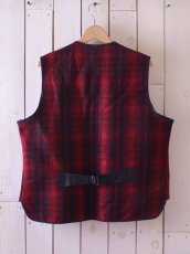画像2: 1990s Woolrich ハンティングウールベスト　 表記L  (2)