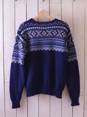 画像3: PoLo RalphLauren ノルディックウールニットセーター　 表記S  (3)