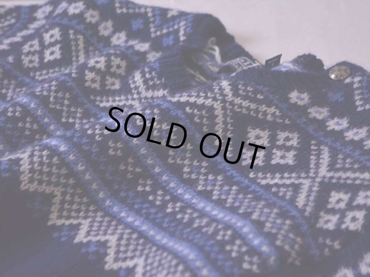 画像10: PoLo RalphLauren ノルディックウールニットセーター　 表記S  (10)