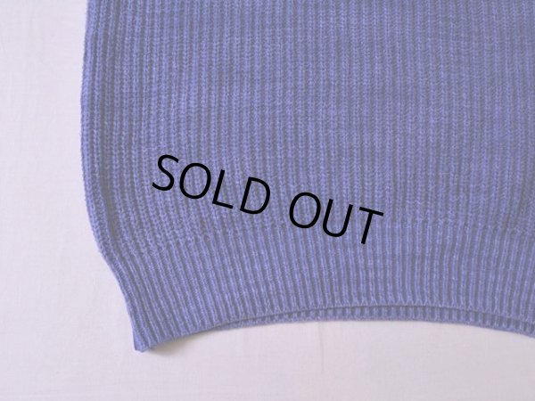 画像7: 1980s L.L.Bean インディゴ風コットンセーター  表記M