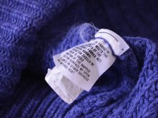 画像8: 1980s L.L.Bean インディゴ風コットンセーター　 表記L  (8)