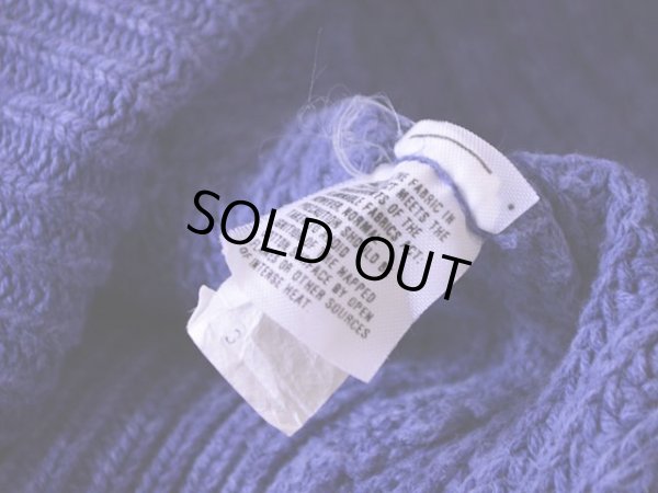 画像8: 1980s L.L.Bean インディゴ風コットンセーター  表記L