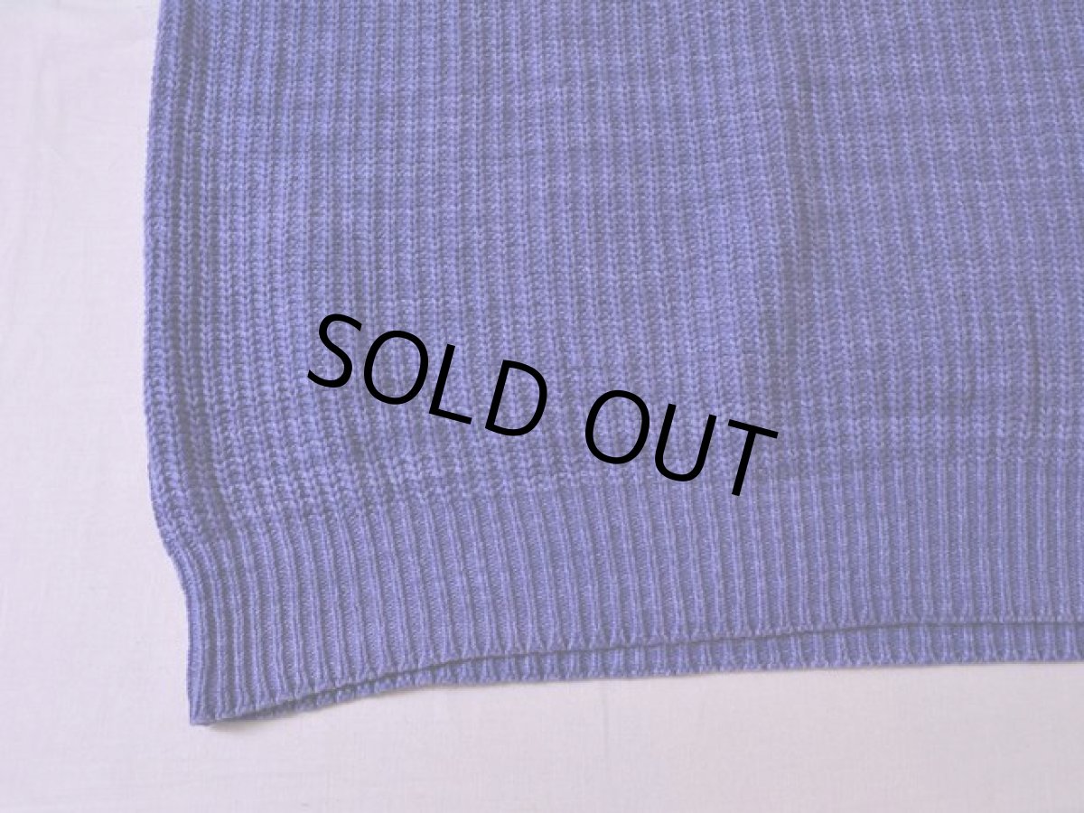 画像7: 1980s L.L.Bean インディゴ風コットンセーター　 表記L  (7)