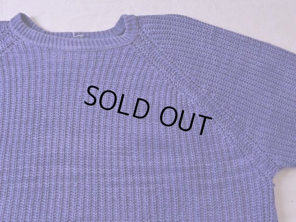 画像5: 1980s L.L.Bean インディゴ風コットンセーター  表記L