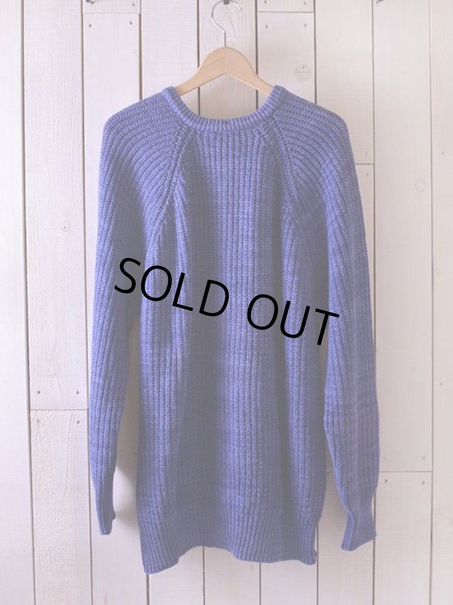 画像3: 1980s L.L.Bean インディゴ風コットンセーター　 表記M  (3)