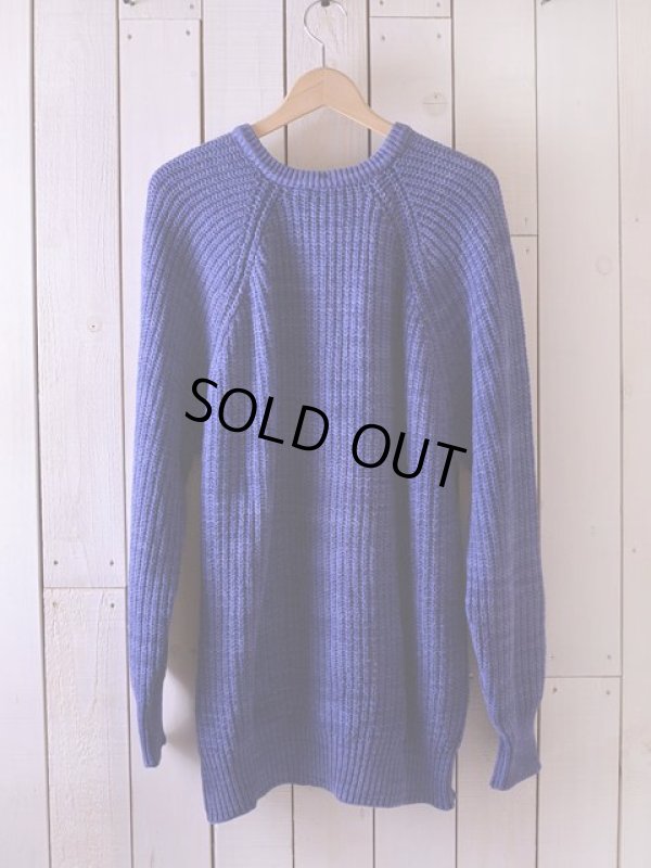 画像3: 1980s L.L.Bean インディゴ風コットンセーター  表記M