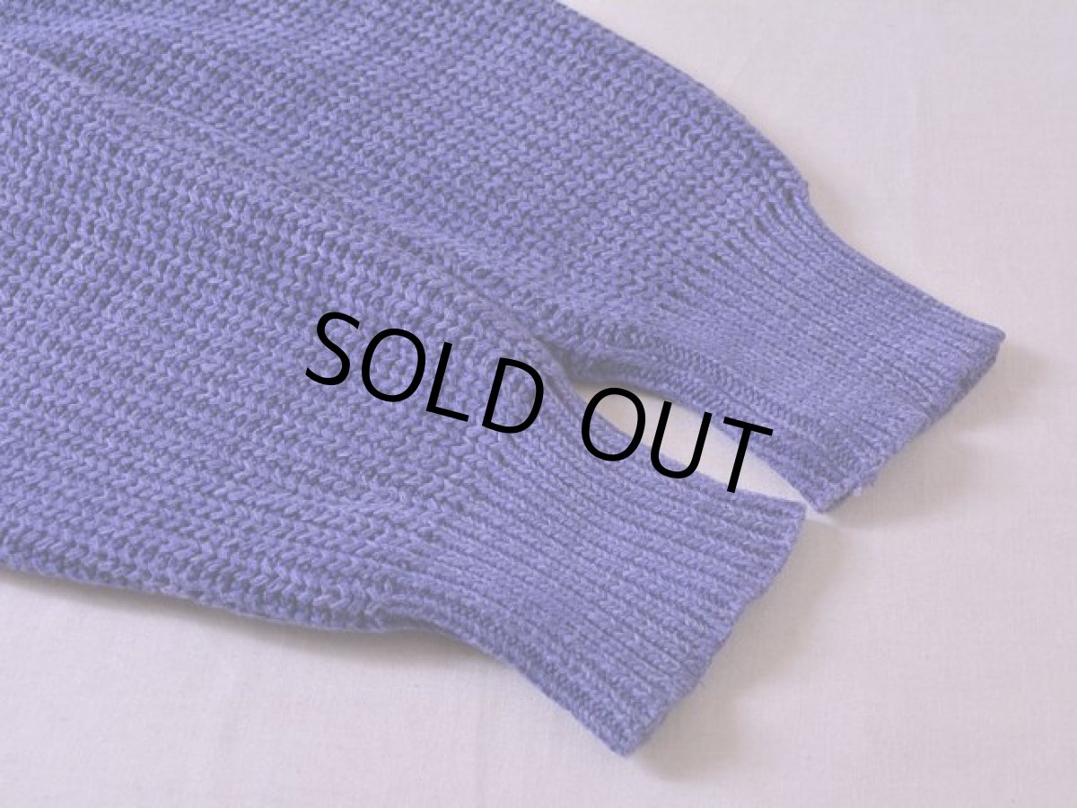 画像6: 1980s L.L.Bean インディゴ風コットンセーター　 表記L  (6)