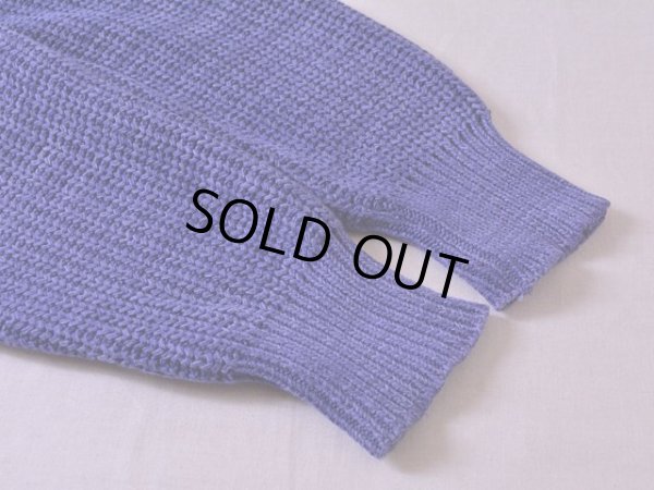 画像6: 1980s L.L.Bean インディゴ風コットンセーター  表記L