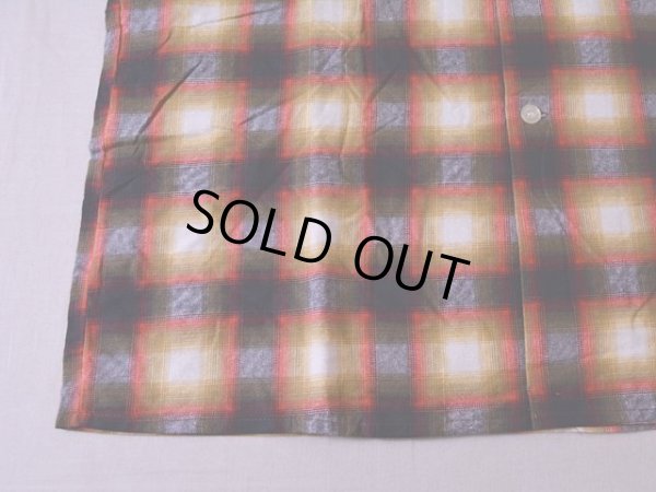 画像7: 1960s GoldenKey オンブレプリントネルシャツ　 DEAD STOCK!!　 表記L 