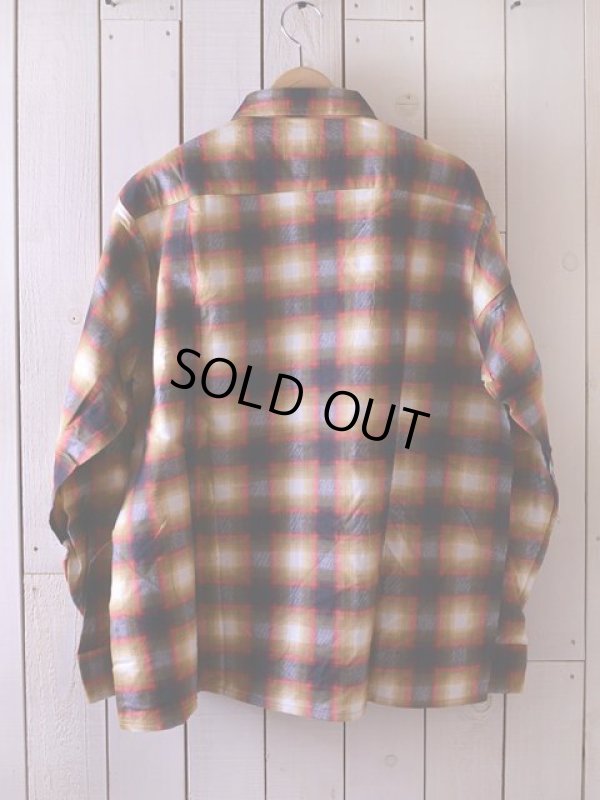 画像3: 1960s GoldenKey オンブレプリントネルシャツ　 DEAD STOCK!!　 表記L 