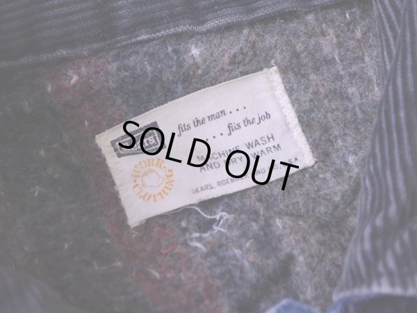 画像3: 1960s〜 Sears ブランケット付きデニムカバーオール　 実寸36 