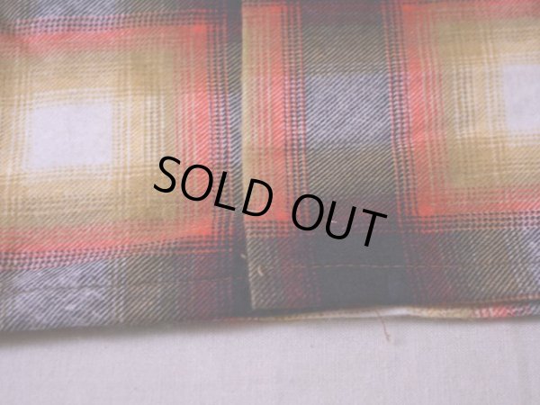 画像10: 1960s GoldenKey オンブレプリントネルシャツ　 DEAD STOCK!!　 表記L 