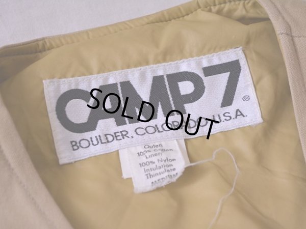 画像3: 1970s CAMP7 中綿ダックベスト  表記M