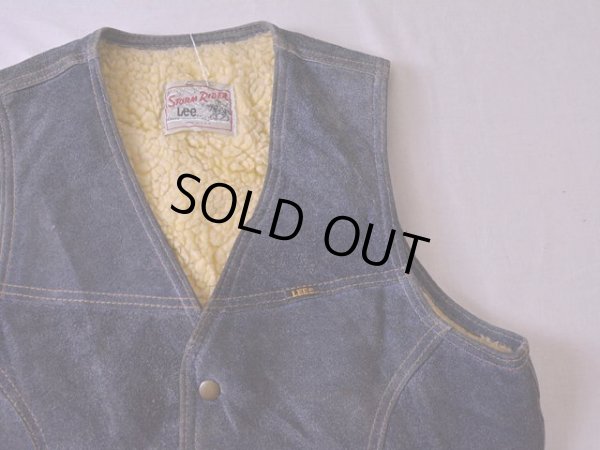 画像5: 1970s Lee STORM RIDER スウェードボアベスト　 実寸M 
