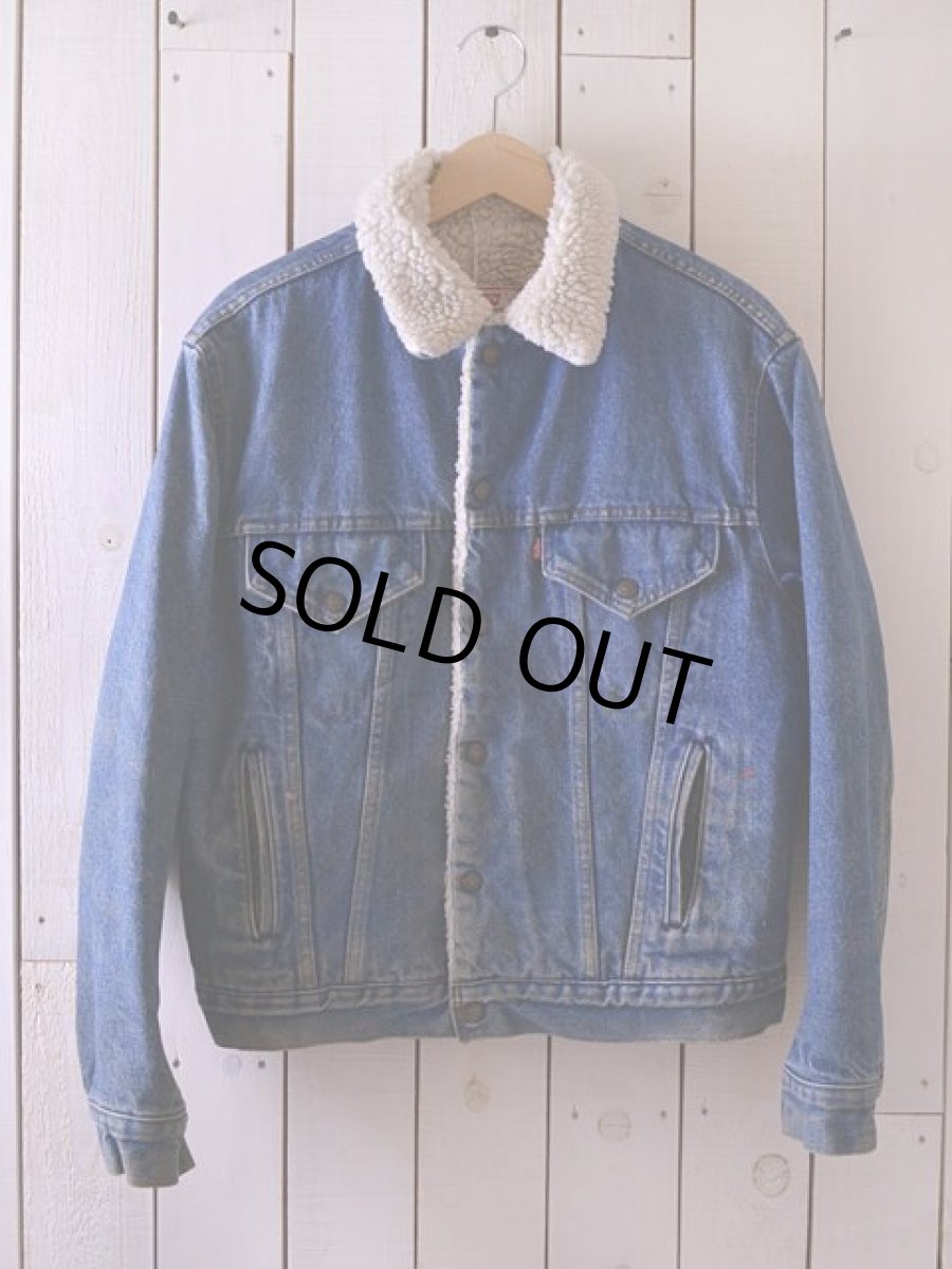 画像1: 1970s Levi's 70608デニムボアジャケット　 表記38  (1)