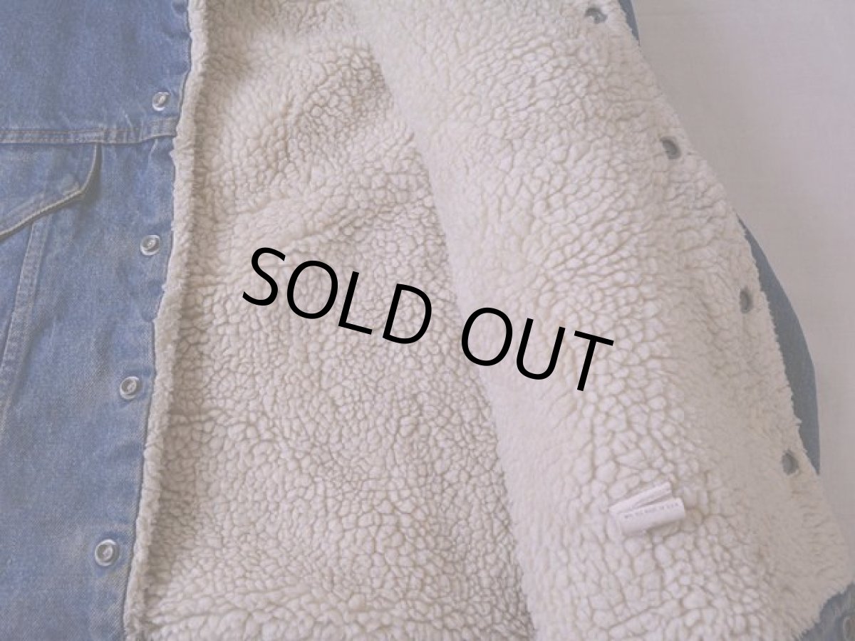 画像8: 1970s Levi's 70608デニムボアジャケット　 表記38  (8)