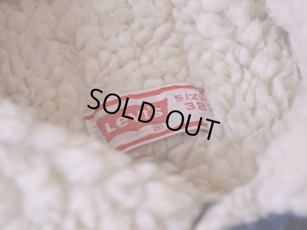 画像3: 1970s Levi's 70608デニムボアジャケット  表記38