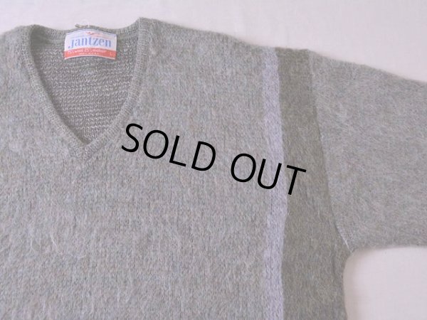 画像5: 1960s Jantzen Vネックモヘアセーター　 表記L 