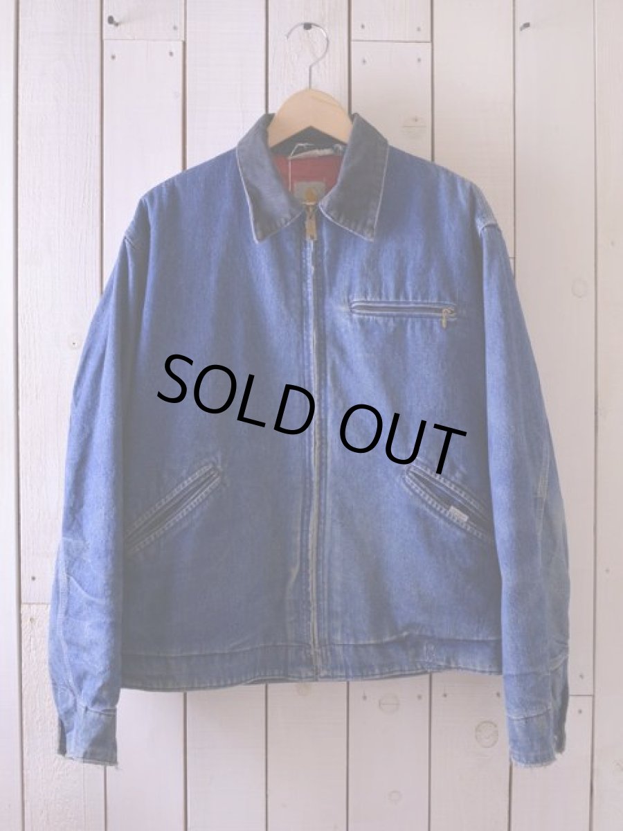 画像1: 1980s Carhartt デニムデトロイトジャケット　 実寸L  (1)