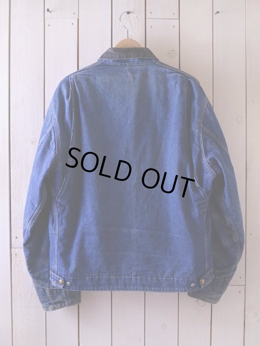 画像2: 1980s Carhartt デニムデトロイトジャケット　 実寸L  (2)