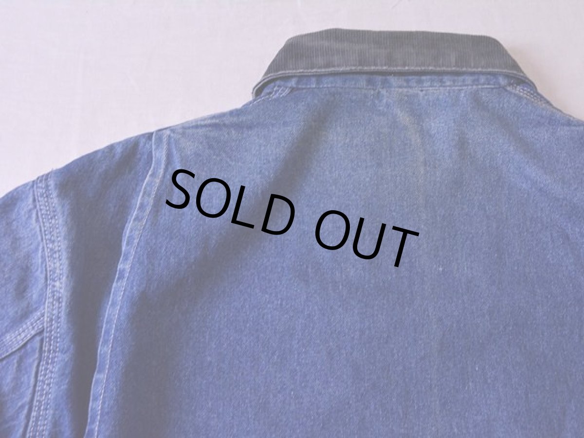 画像8: 1980s Carhartt デニムデトロイトジャケット　 実寸L  (8)