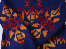画像6: 1970s PENDLETON ネイティブ柄ウールセーター　 表記M  (6)