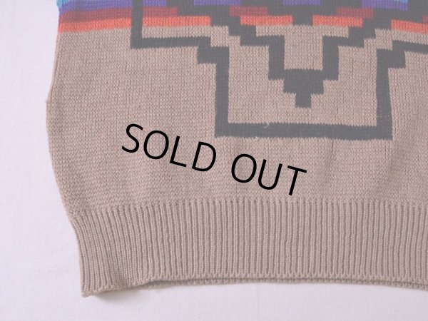 画像6: 1970s PENDLETON ネイティブ柄ウールセーター  表記M