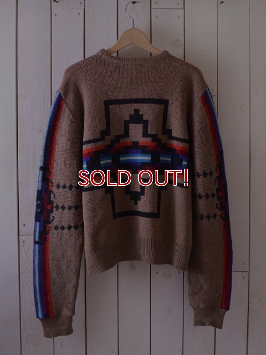画像1: 1970s PENDLETON ネイティブ柄ウールセーター　 表記M  (1)