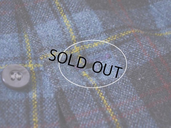 ボタンホールに少々ホツレ。