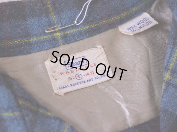 画像3: 1960s Sears ウールシャツ　 表記S 