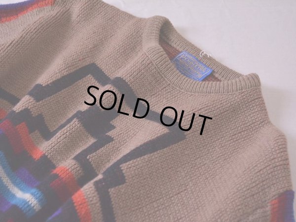 画像9: 1970s PENDLETON ネイティブ柄ウールセーター  表記M