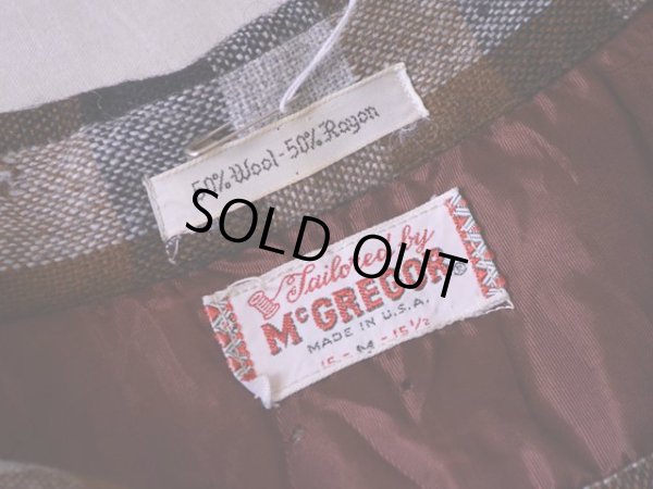 画像3: 1960s McGREGOR ウールレーヨンシャツ　 表記M 