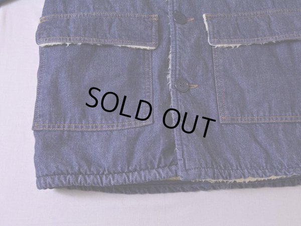 画像6: 1970s Sears ROEBUCKS デニムボアランチコート　 表記34-R 