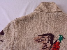画像7: 1950s〜 ハンティング柄カウチンセーター　 実寸M  (7)