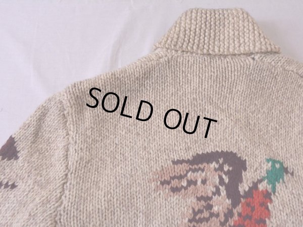 画像7: 1950s〜 ハンティング柄カウチンセーター　 実寸M 