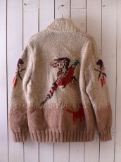 画像2: 1950s〜 ハンティング柄カウチンセーター　 実寸M  (2)