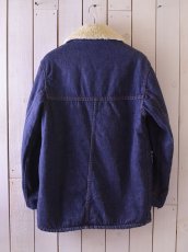 画像2: 1970s Sears ROEBUCKS デニムボアランチコート　 表記34-R  (2)