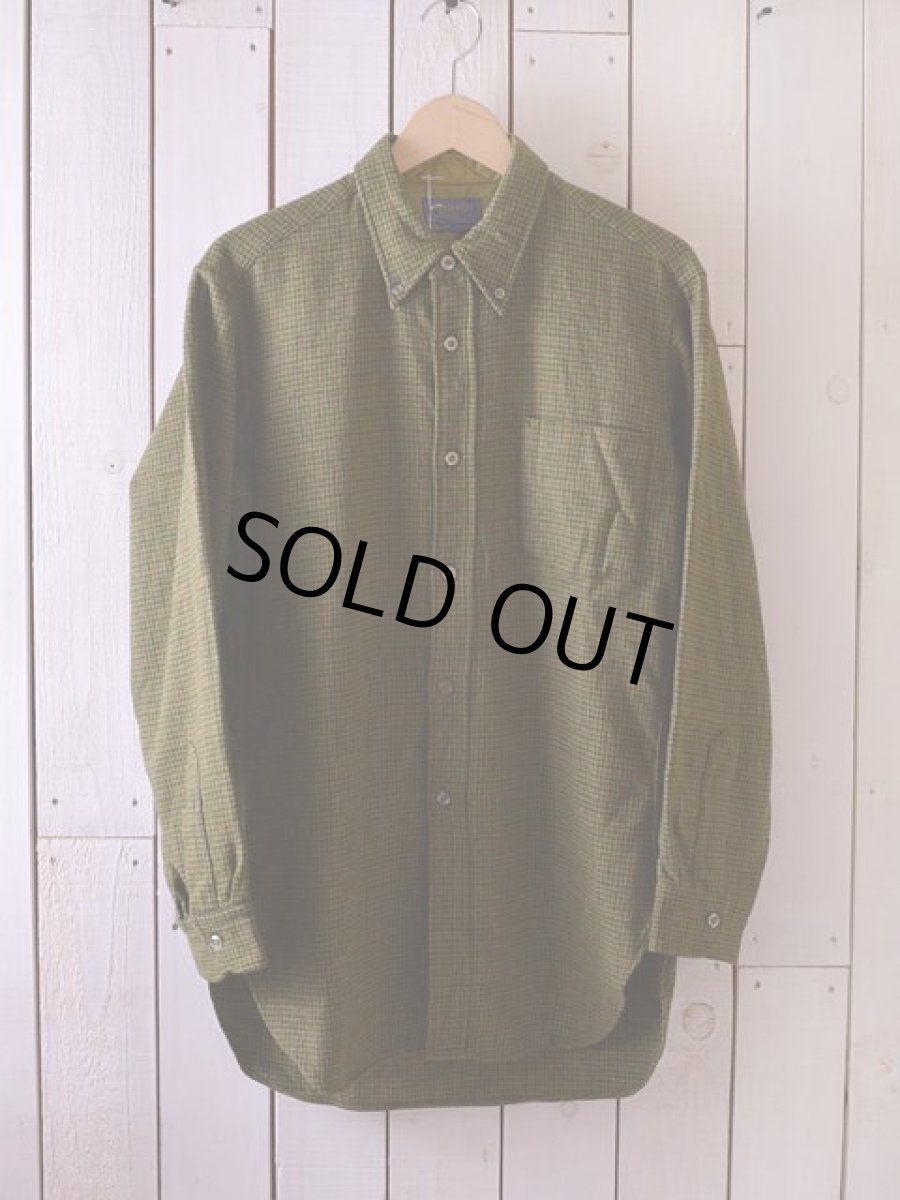 画像1: 1960s PENDLETON ウールBDシャツ　 表記M  (1)