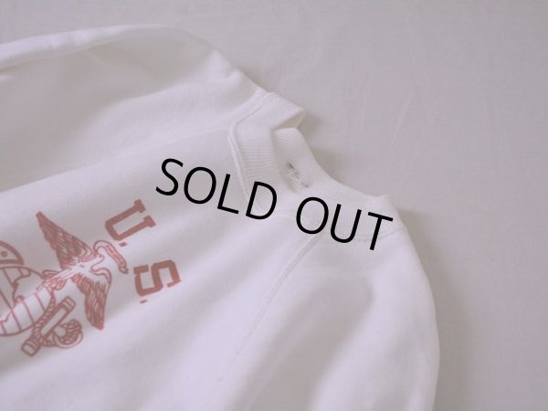 画像13: 1960s U.S.MARINES 染み込みプリントスウェット　 実寸SM 