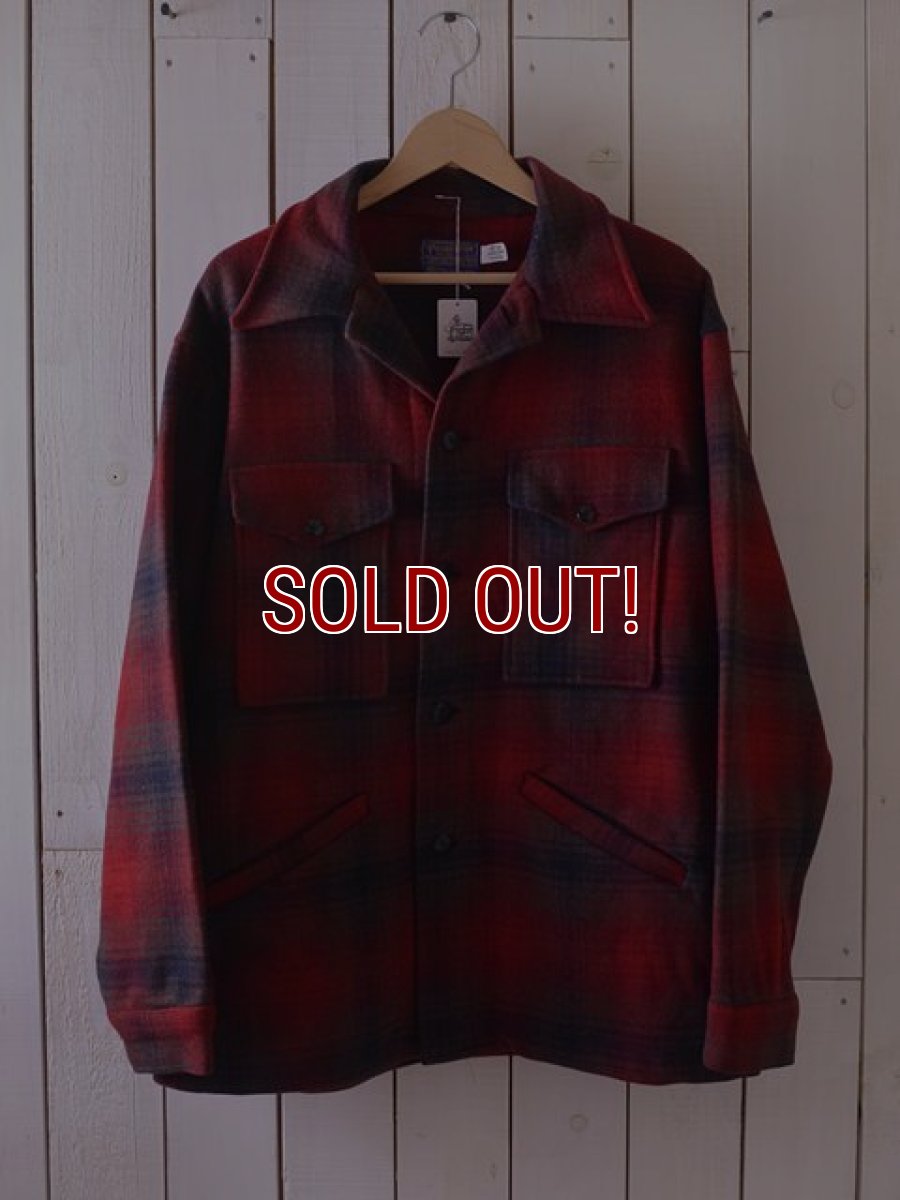 画像1: 1960s PENDLETON オンブレウールジャケット　 表記M  (1)